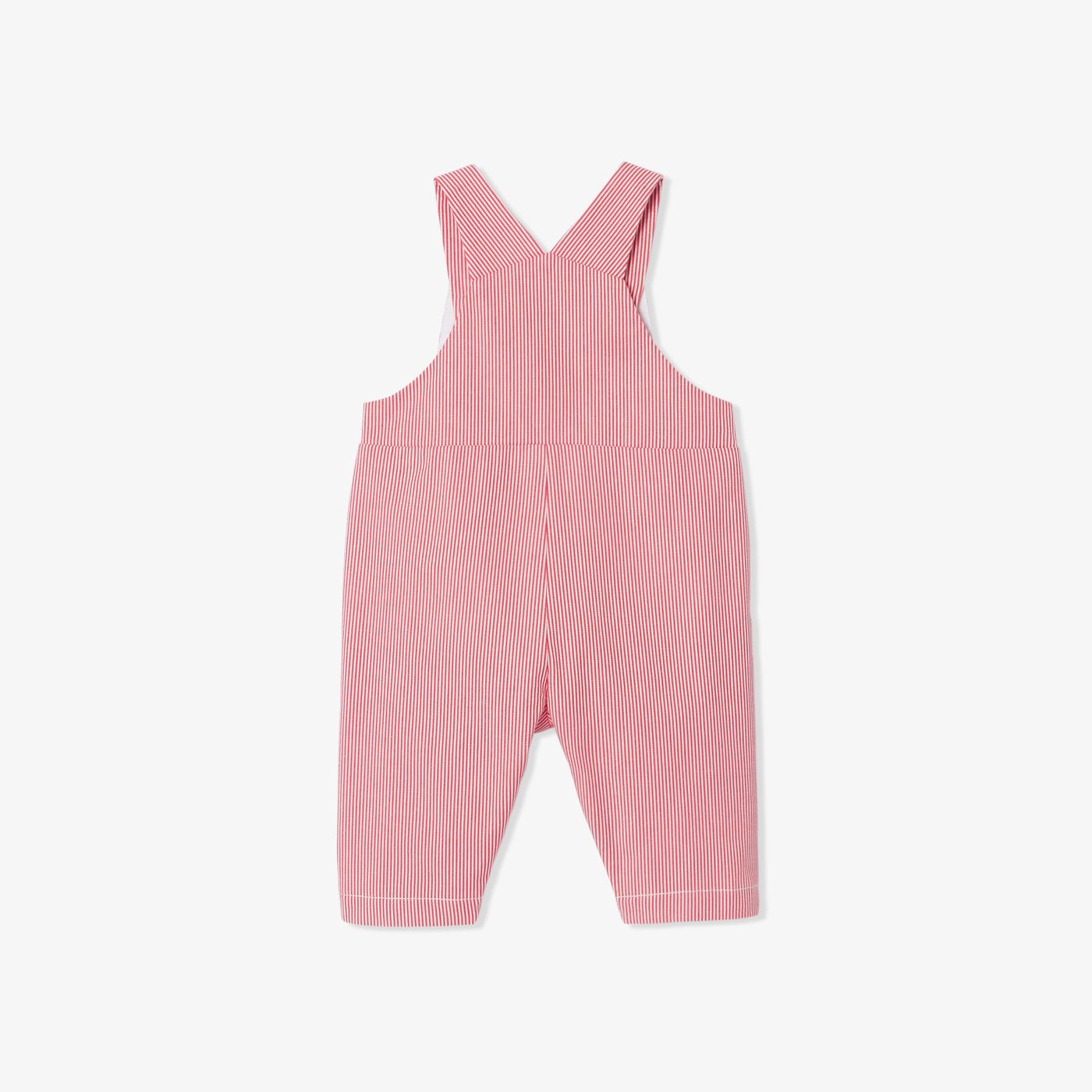 Dungarees Lunga Baby Boy - White/Red