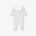 Pyjamas in Velvet Neonati - Grigio Ghiaccio