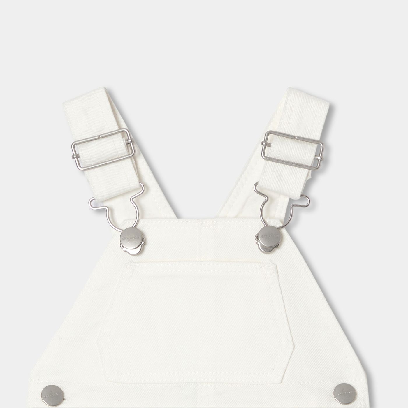 Dungarees in Canvas Baby Boy - Jacadi Sweet White