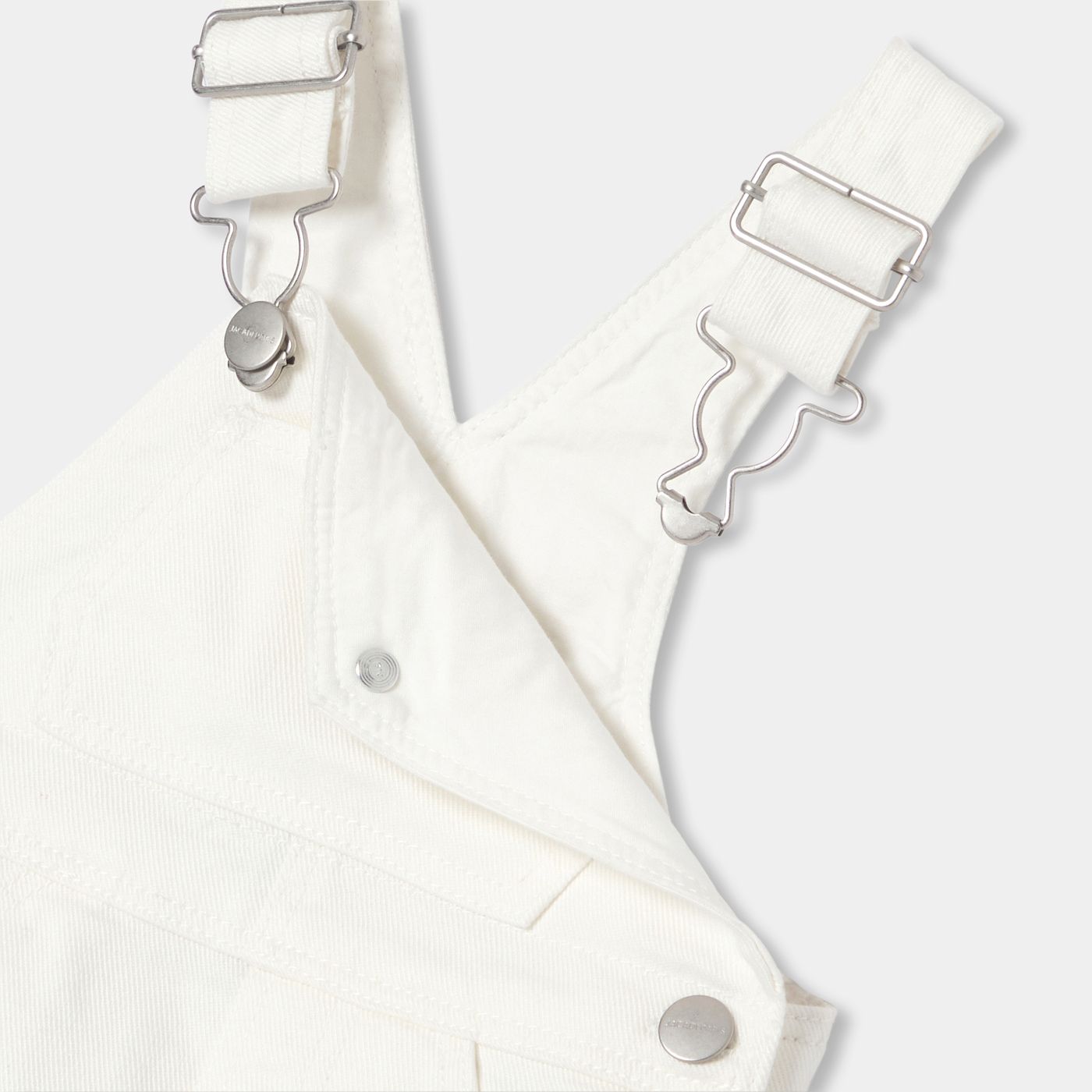 Dungarees in Canvas Baby Boy - Jacadi Sweet White