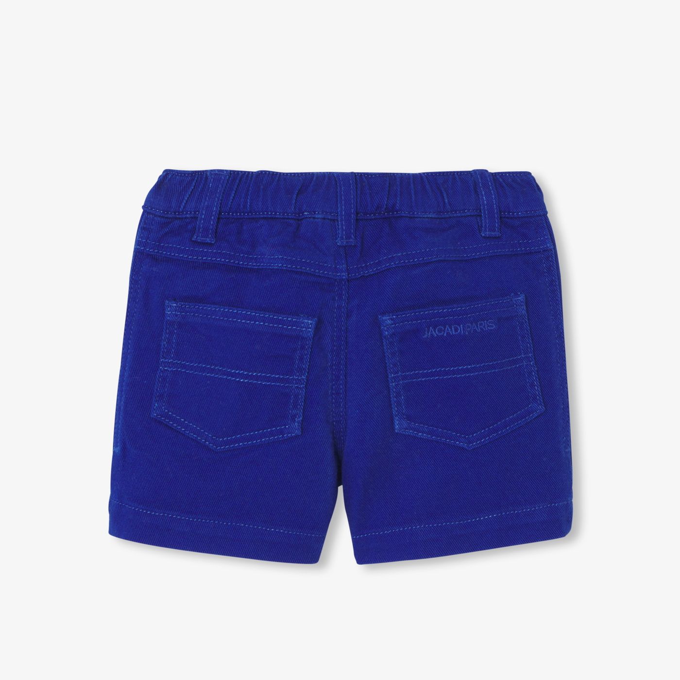 Baby boy twill shorts - Cobalt Blue