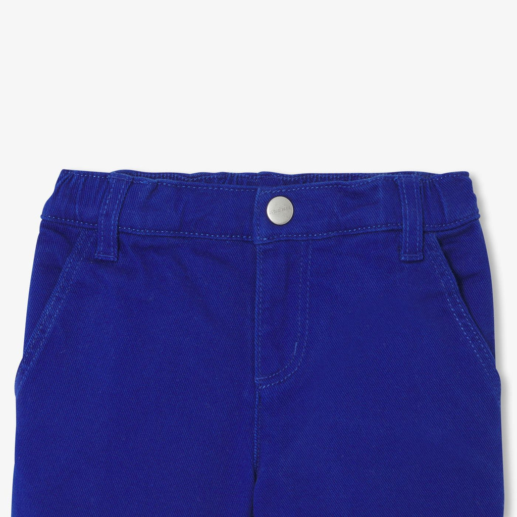 Baby boy twill shorts - Cobalt Blue