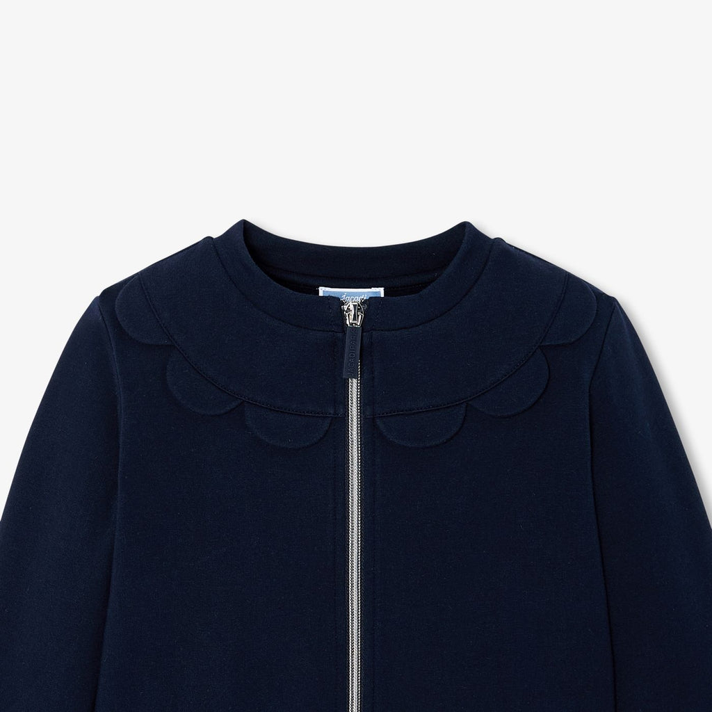Girl fleece zipped cardigan