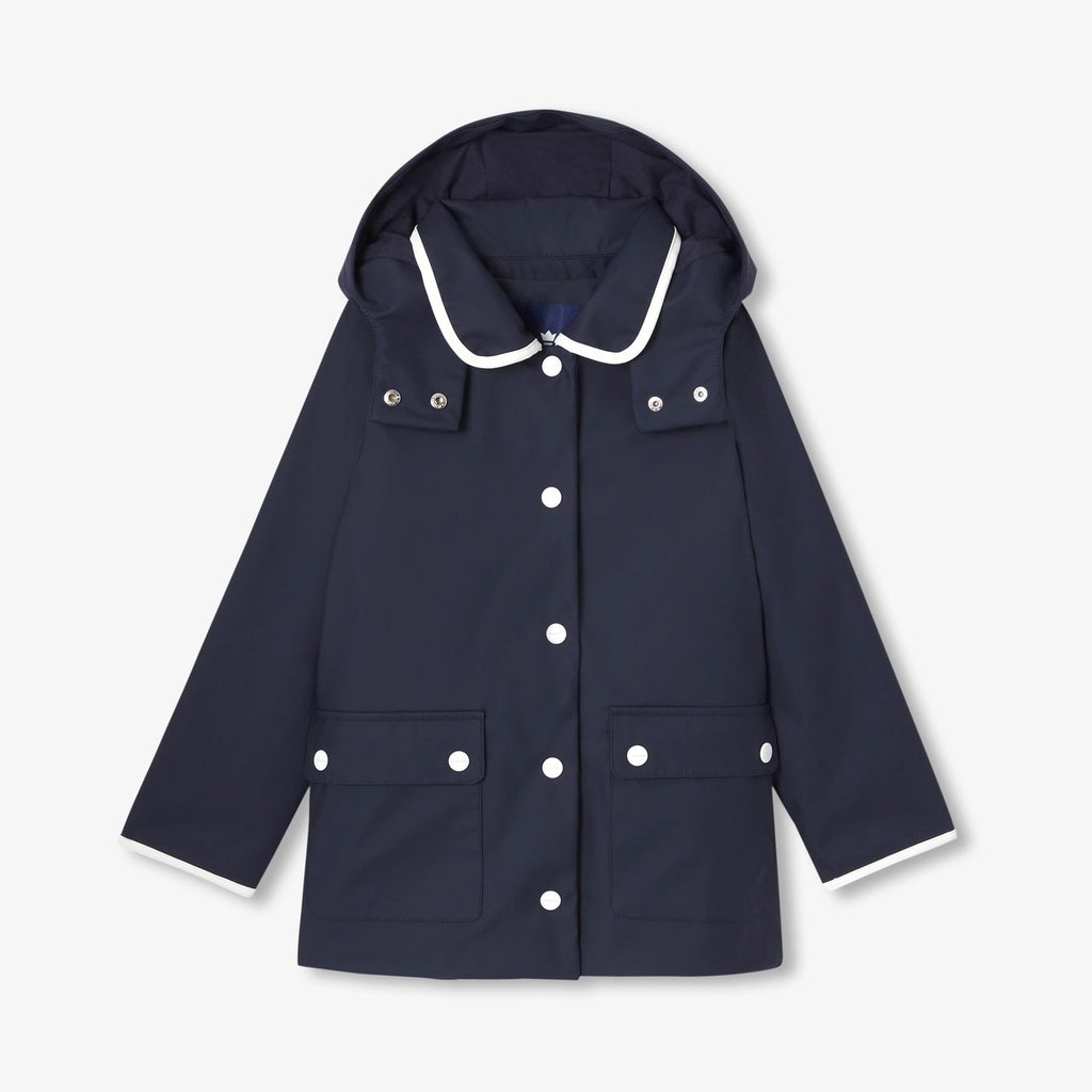 Cerata With Cappuccio Girl - Blu Navy Jacadi