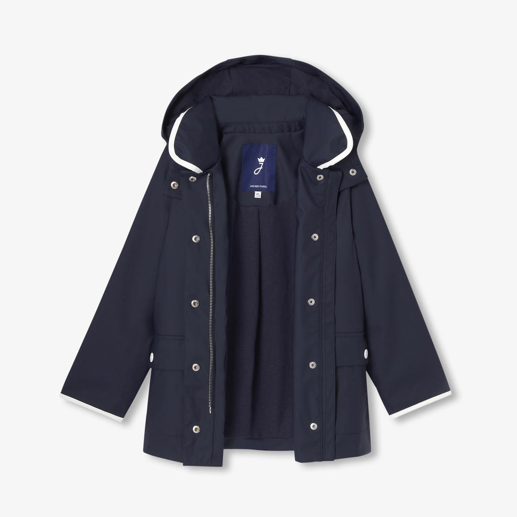 Cerata With Cappuccio Girl - Blu Navy Jacadi