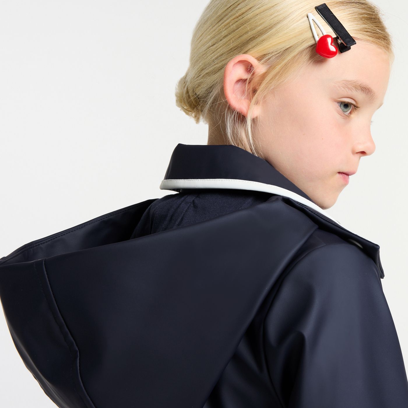 Cerata With Cappuccio Girl - Blu Navy Jacadi