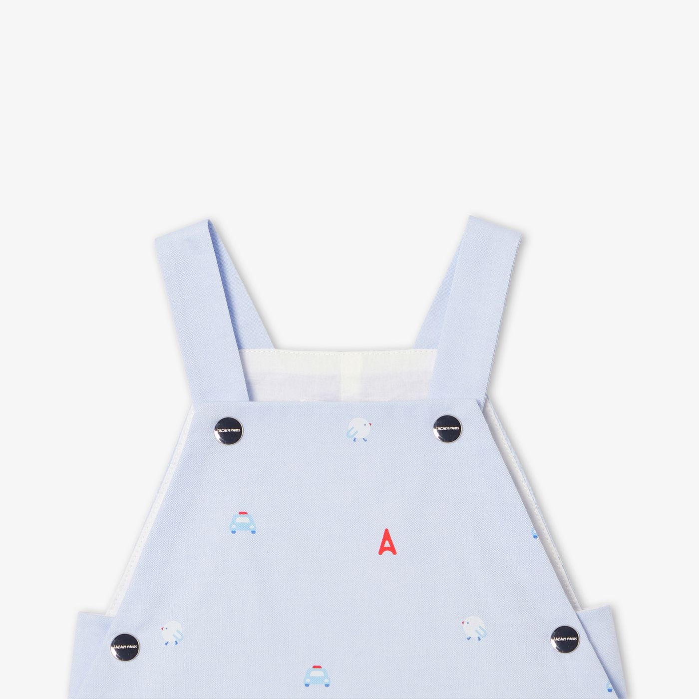 Short Dungarees Baby Boy - Blue/Multicolour