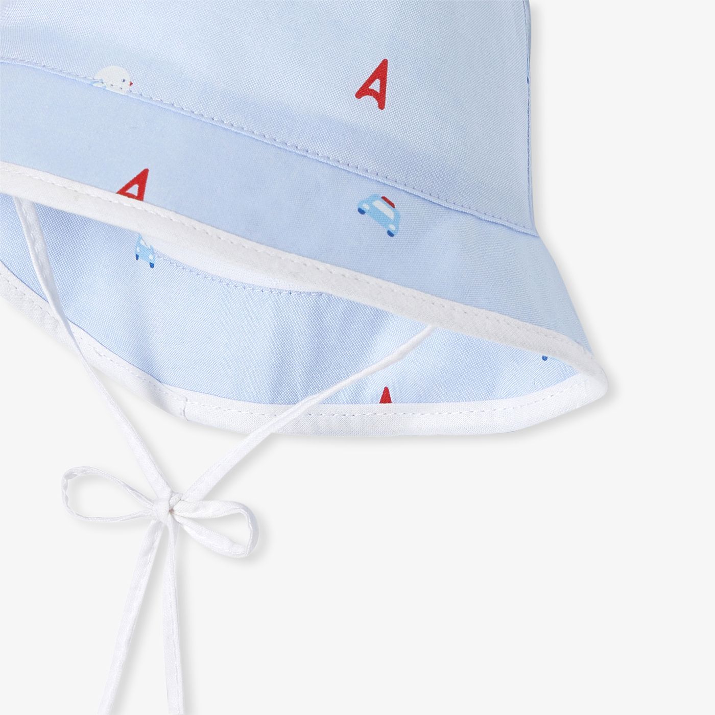 Hat Pescatore Baby Boy in Oxford - Blue/Multicolour
