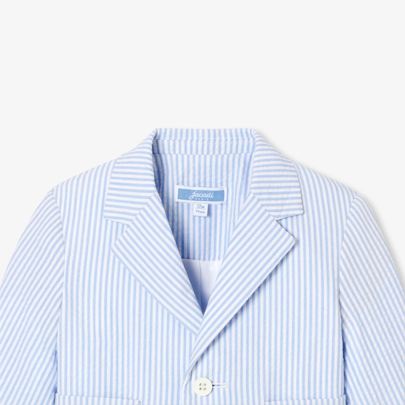 Baby boy seersucker jacket