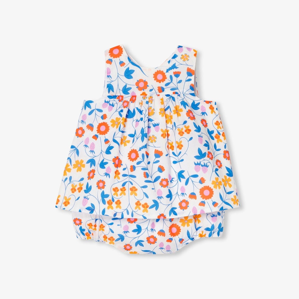 Outfit Set Newborn Baby Girl - White/Multicolour