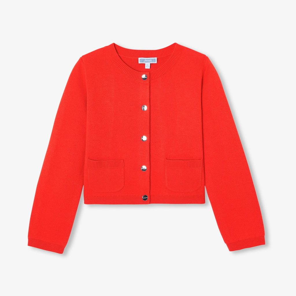 Short Cardigan Girl - Tangerine