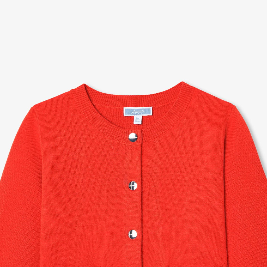 Short Cardigan Girl - Tangerine