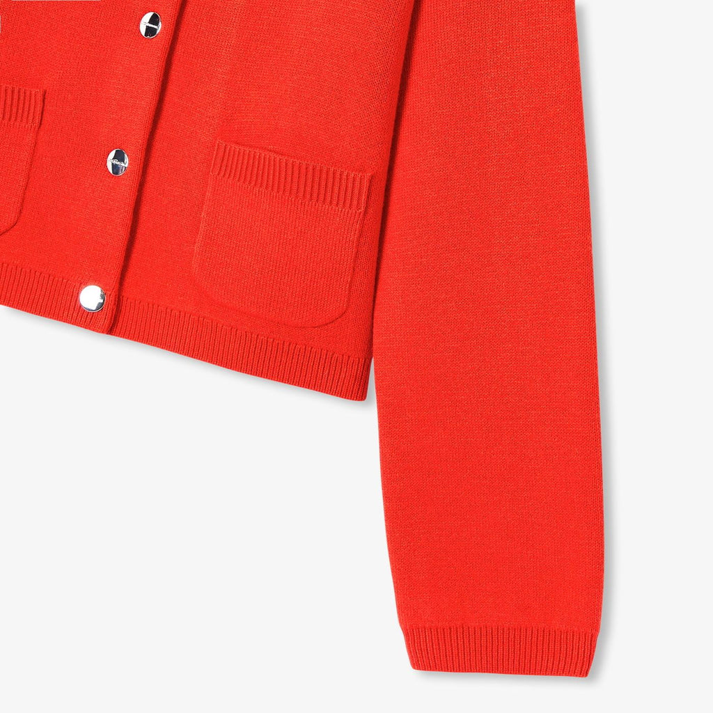 Short Cardigan Girl - Tangerine