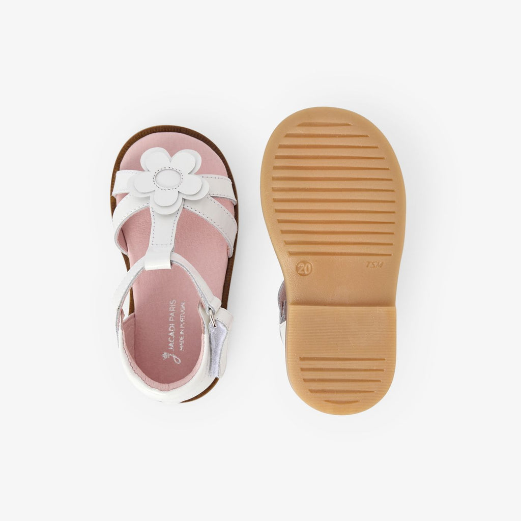 Patent Leather Sandals Baby Girl - Pink/White