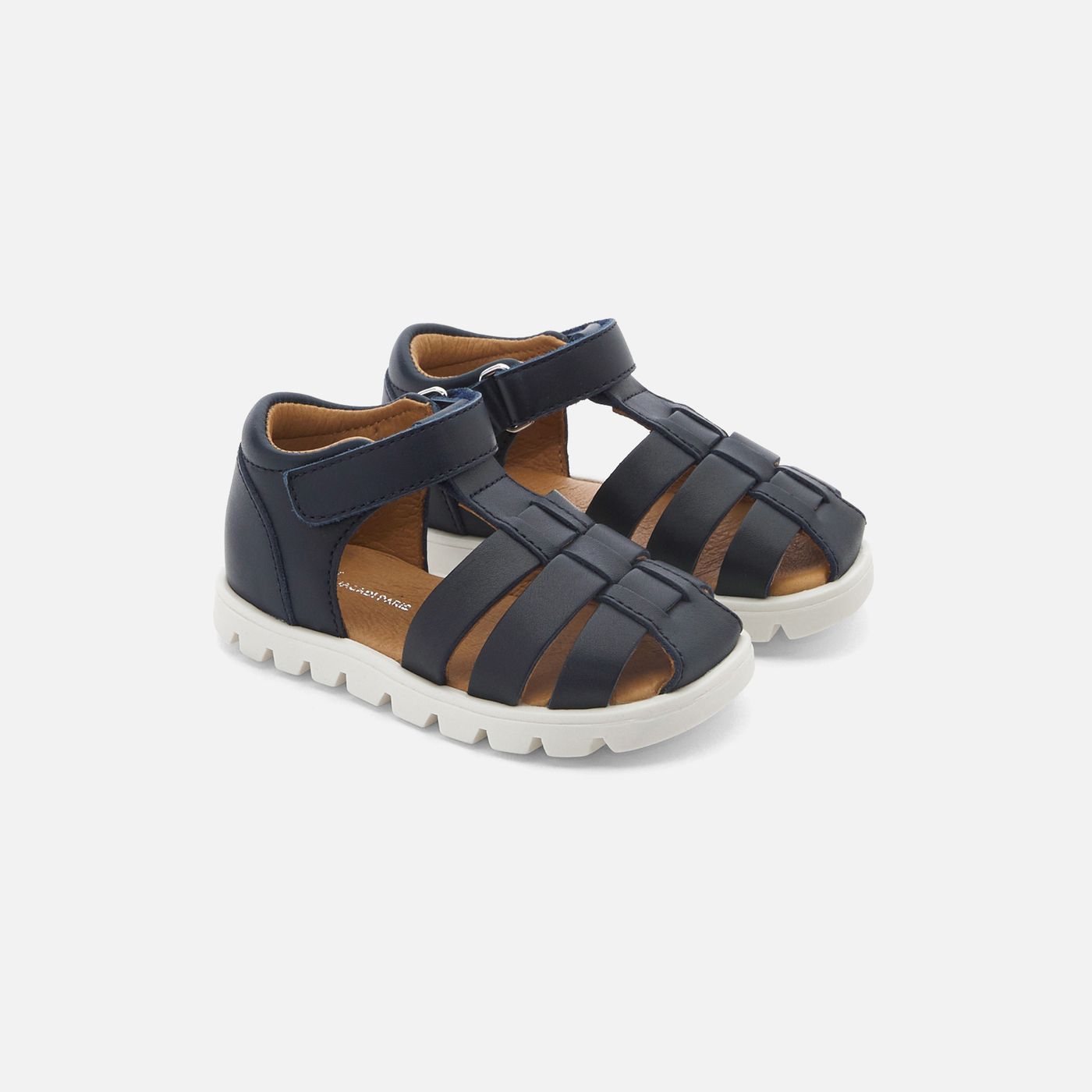 Leather Sandals Baby Boy - Blu Navy Jacadi