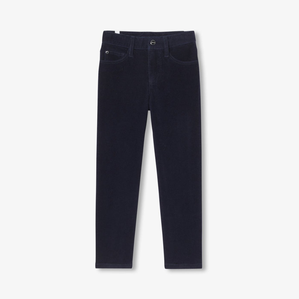 Boy velvet trousers - Navy Blue Jacadi