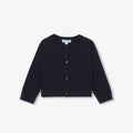 Baby girl cotton and wool cardigan