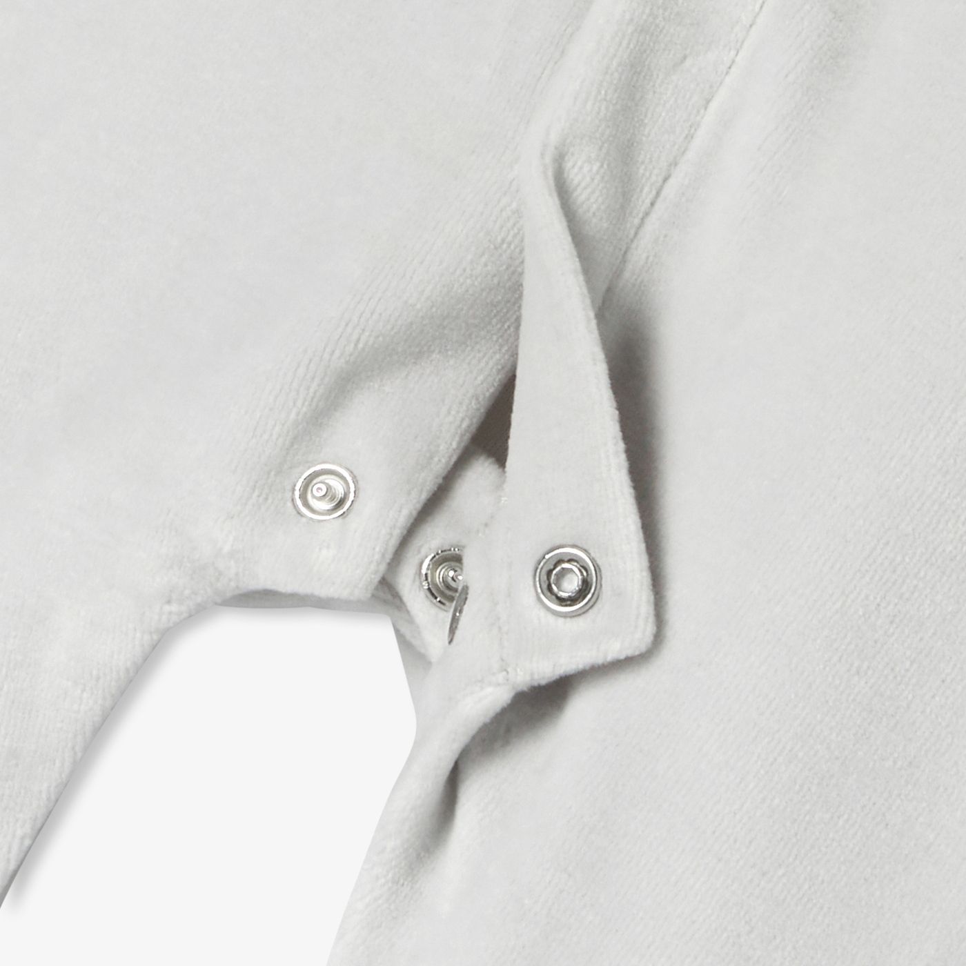 Baby chenille pyjamas - Ice Grey