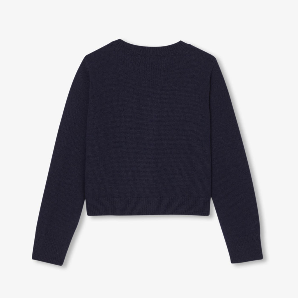 Cardigan in Lana E Cashmere Girl - Blu Navy Jacadi