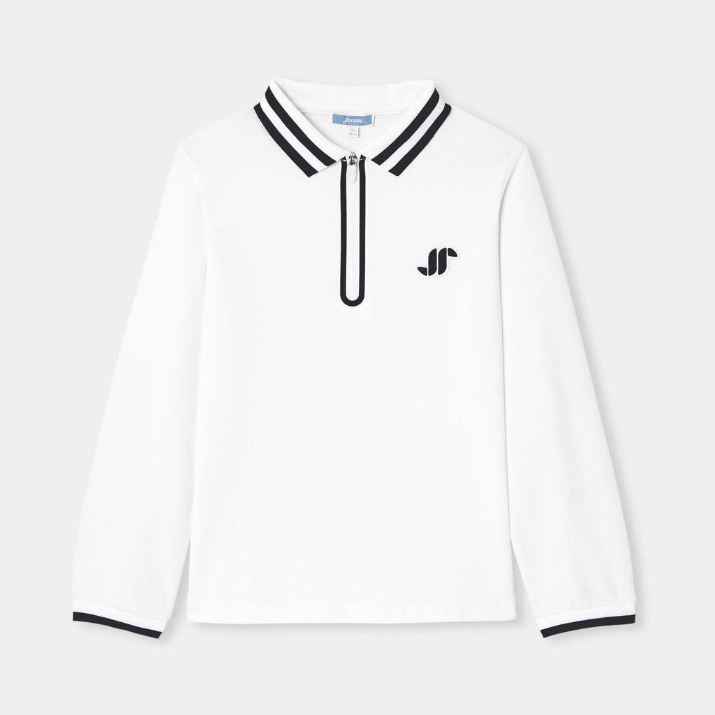 Boy cotton polo shirt - Jacadi White