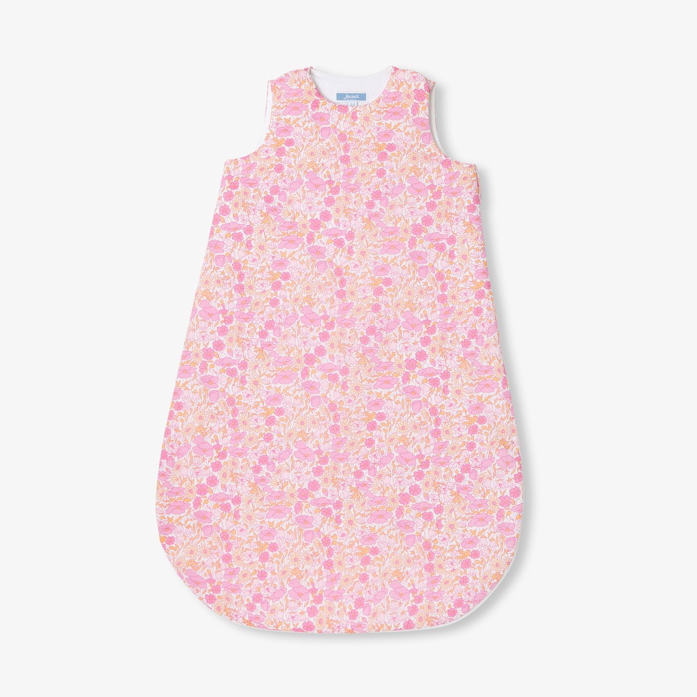 Sacco Nanna Baby Girl 0-6 Mesi in Liberty Fabric - Pink/Multicolour