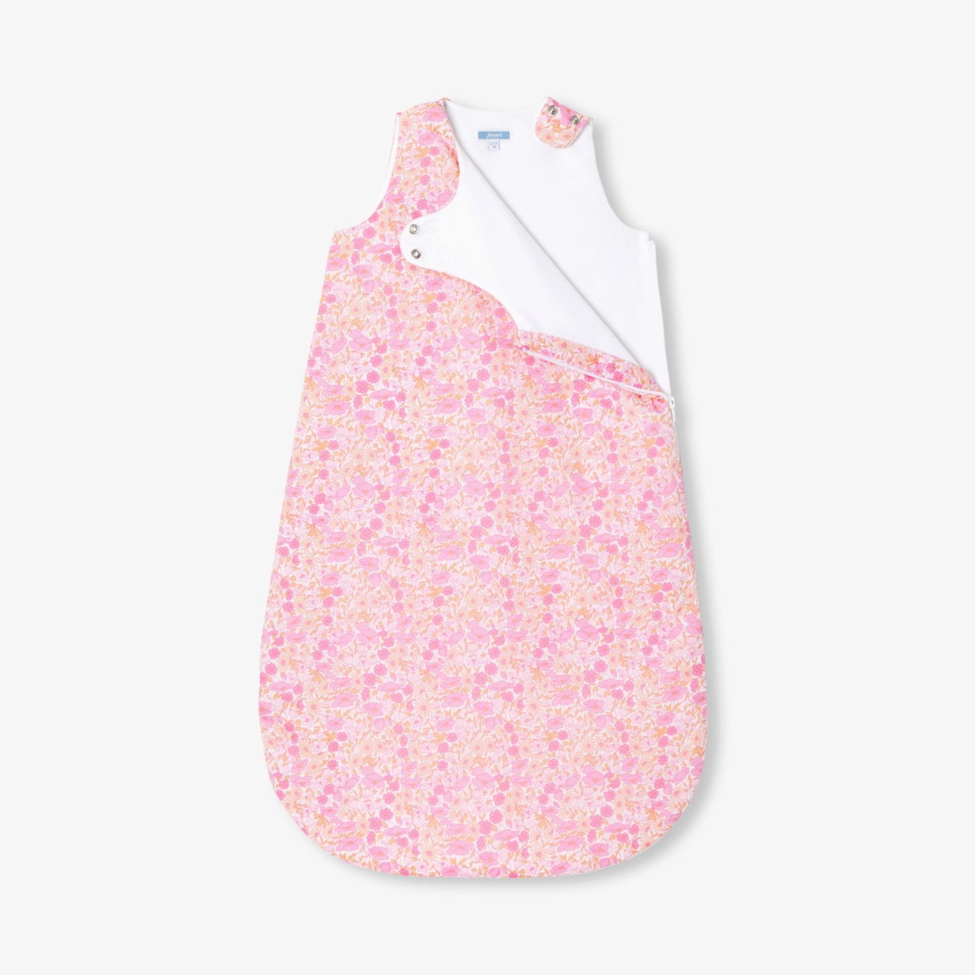 Sacco Nanna Evolutivo 6-24 Mesi Baby Girl in Liberty Fabric - Pink/Multicolour