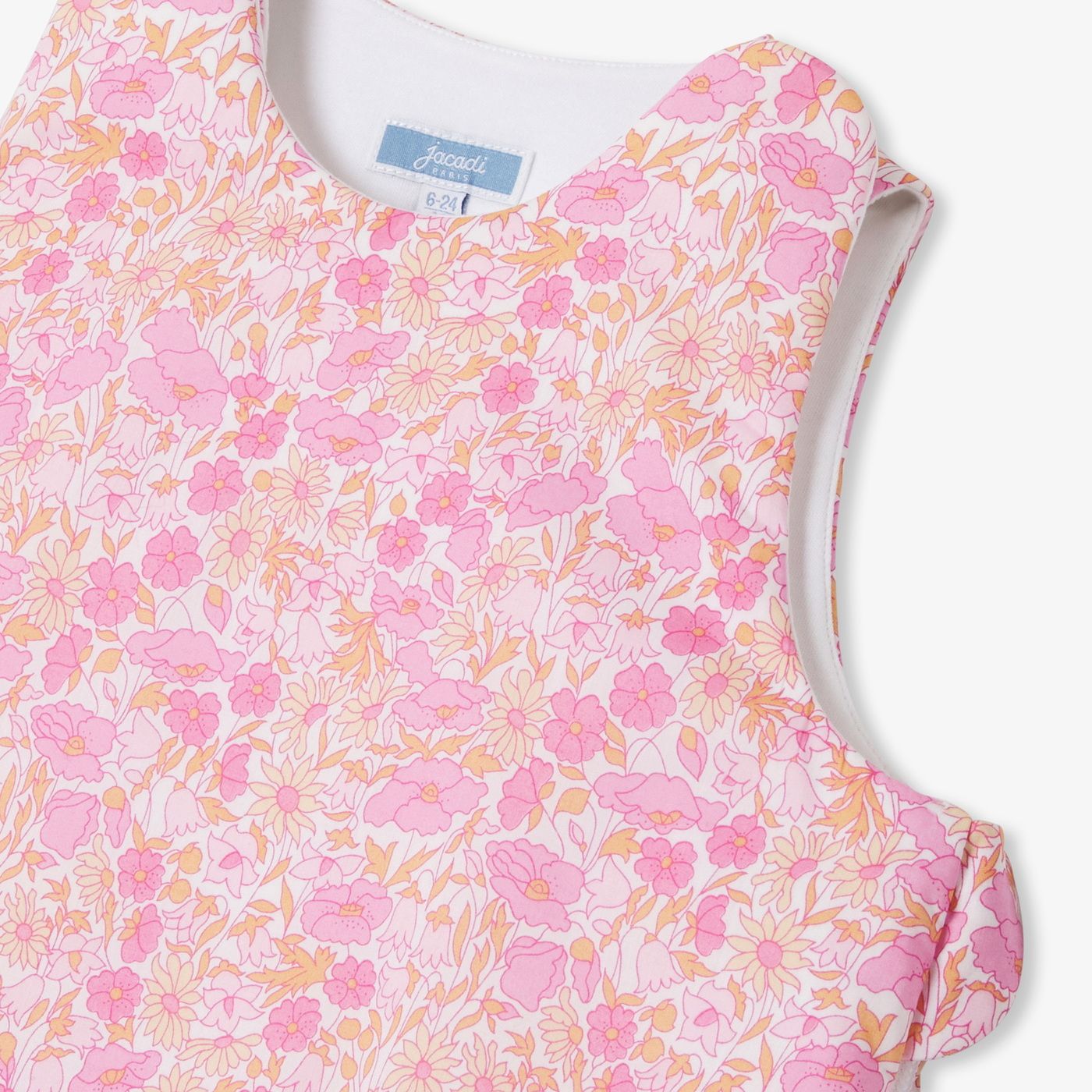 Sacco Nanna Evolutivo 6-24 Mesi Baby Girl in Liberty Fabric - Pink/Multicolour