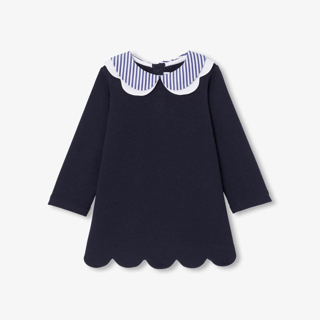 Baby girl sweatshirt dress - Navy Blue Jacadi