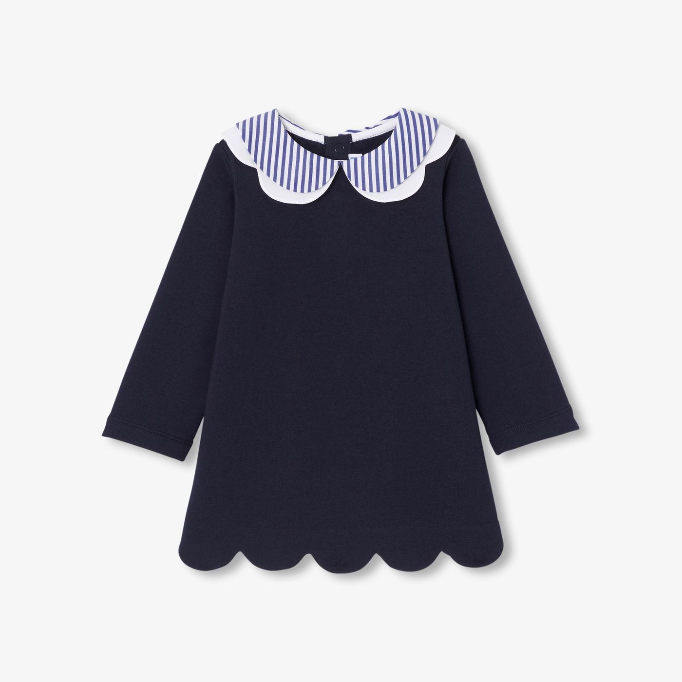 Baby girl sweatshirt dress - Navy Blue Jacadi