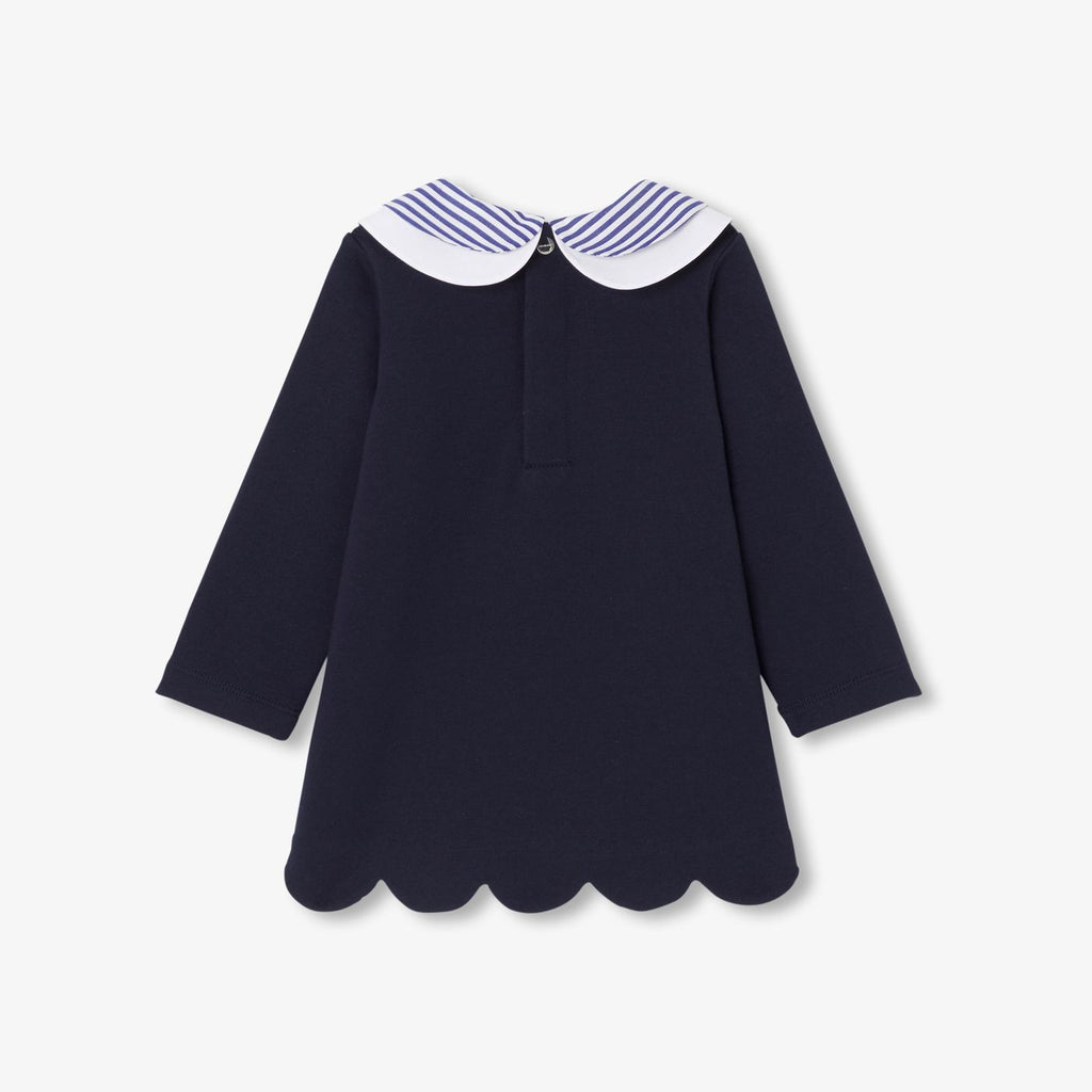 Baby girl sweatshirt dress - Navy Blue Jacadi