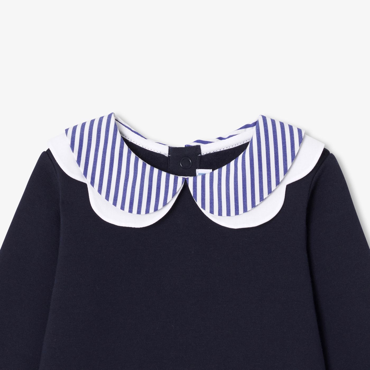 Baby girl sweatshirt dress - Navy Blue Jacadi