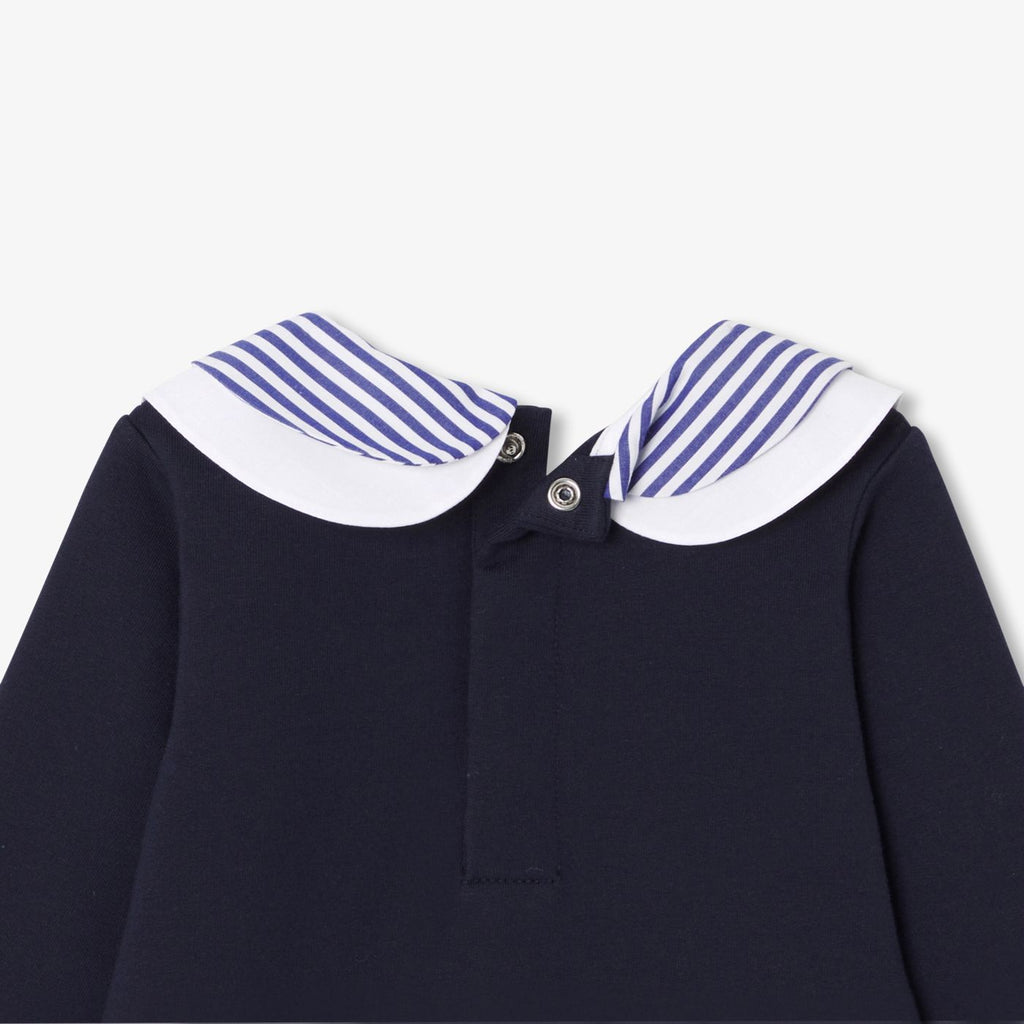 Baby girl sweatshirt dress - Navy Blue Jacadi