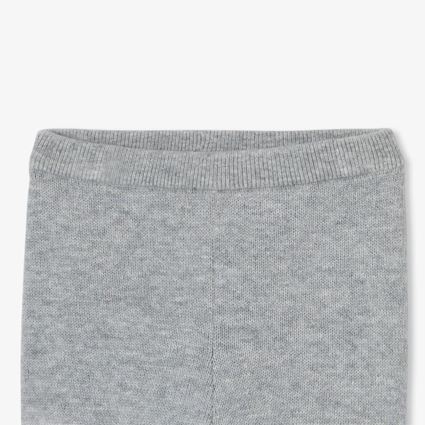 Outfit Set in Cotton Neonati - Grey/White