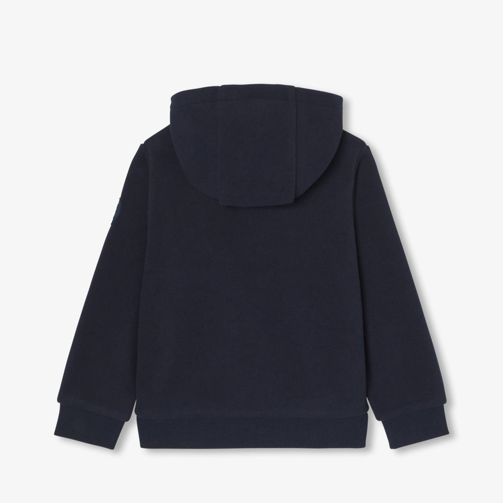 Sweatshirt Zip-up in Pile Boy - Blu Navy Jacadi