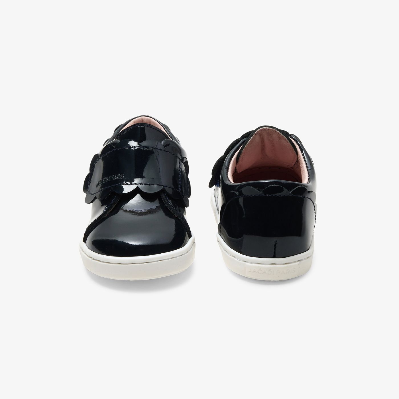 Shoes Tennis in Patent Leather For Baby Girl - Blu Navy Jacadi