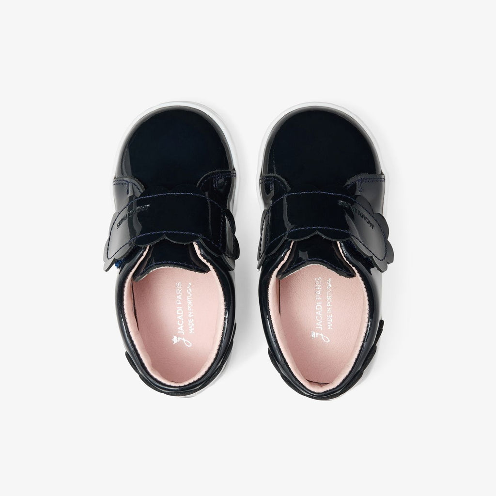 Shoes Tennis in Patent Leather For Baby Girl - Blu Navy Jacadi