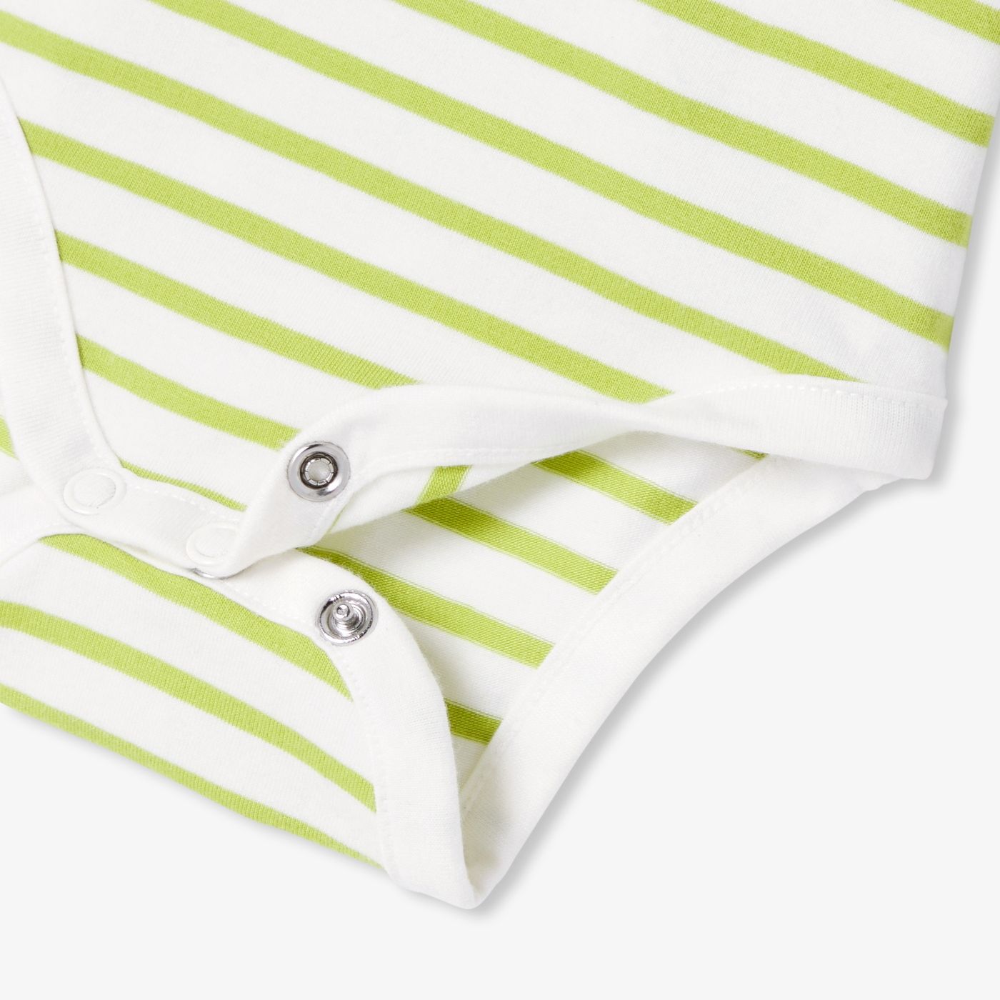 Baby striped cotton bodysuit