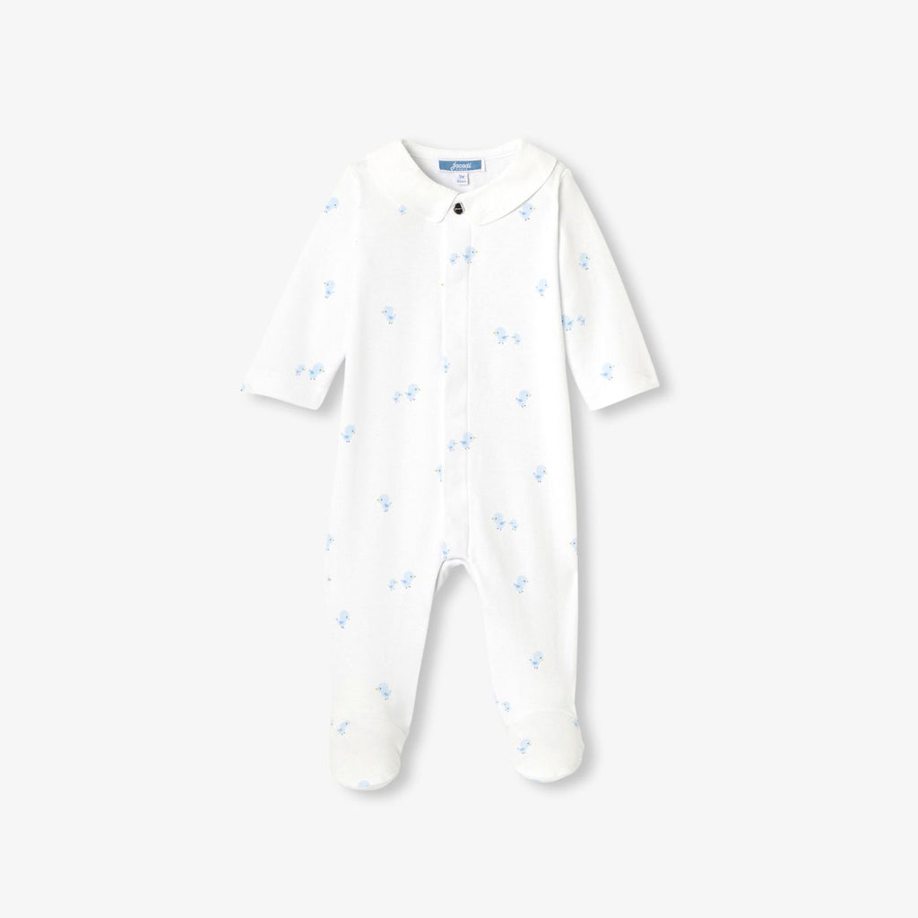 Pyjamas in Cotton Interlock Baby Boy - White/Multicolour