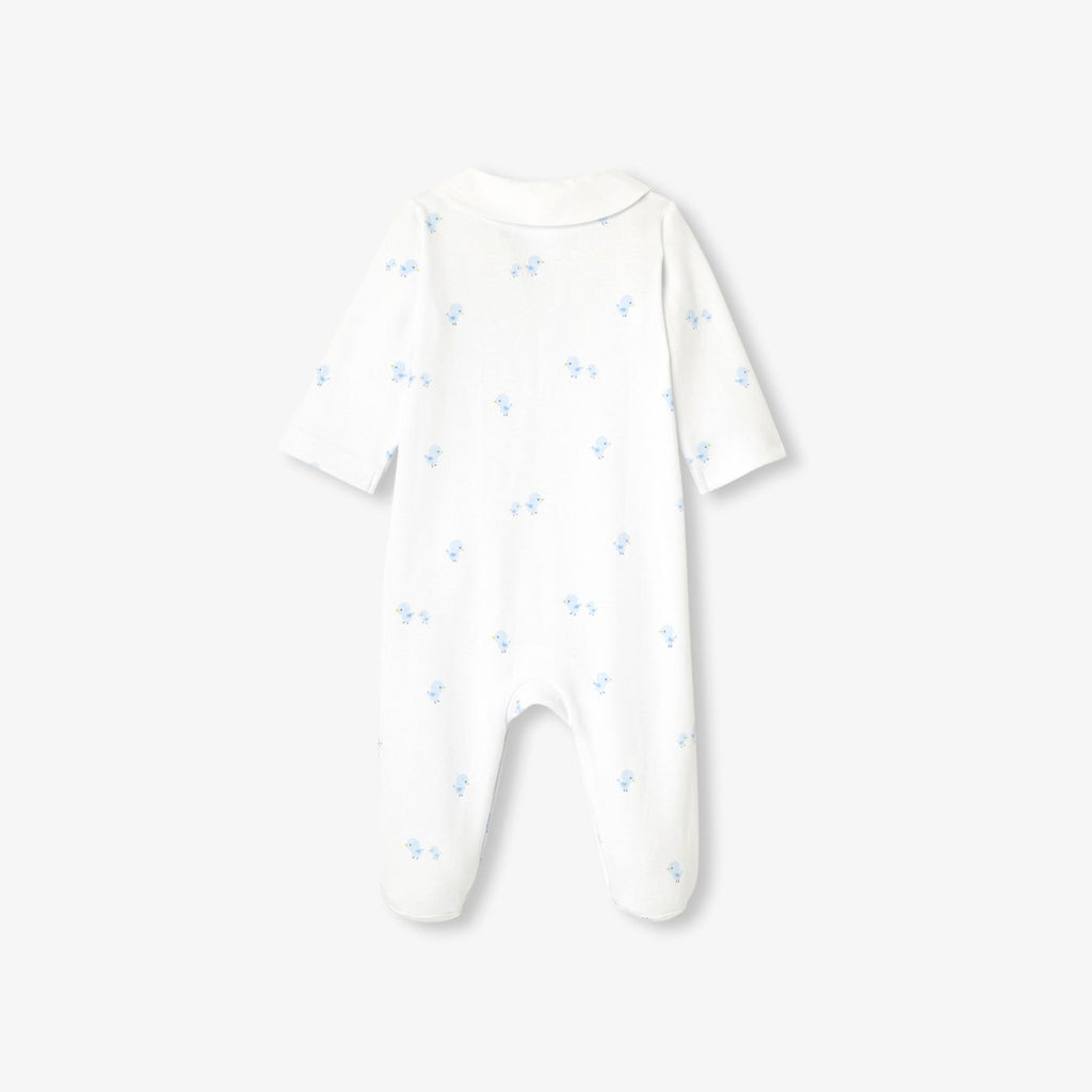 Pyjamas in Cotton Interlock Baby Boy - White/Multicolour