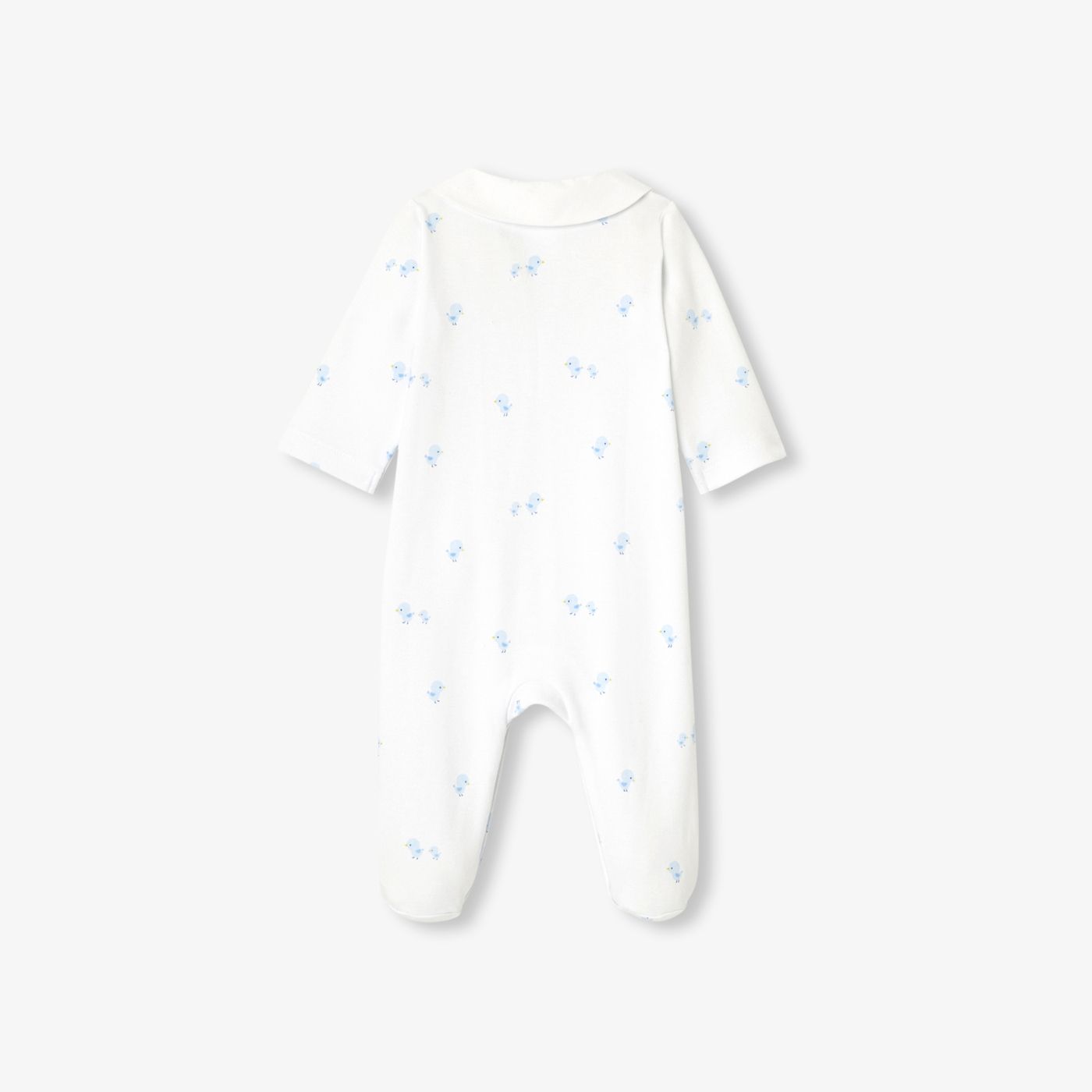 Pyjamas in Cotton Interlock Baby Boy - White/Multicolour
