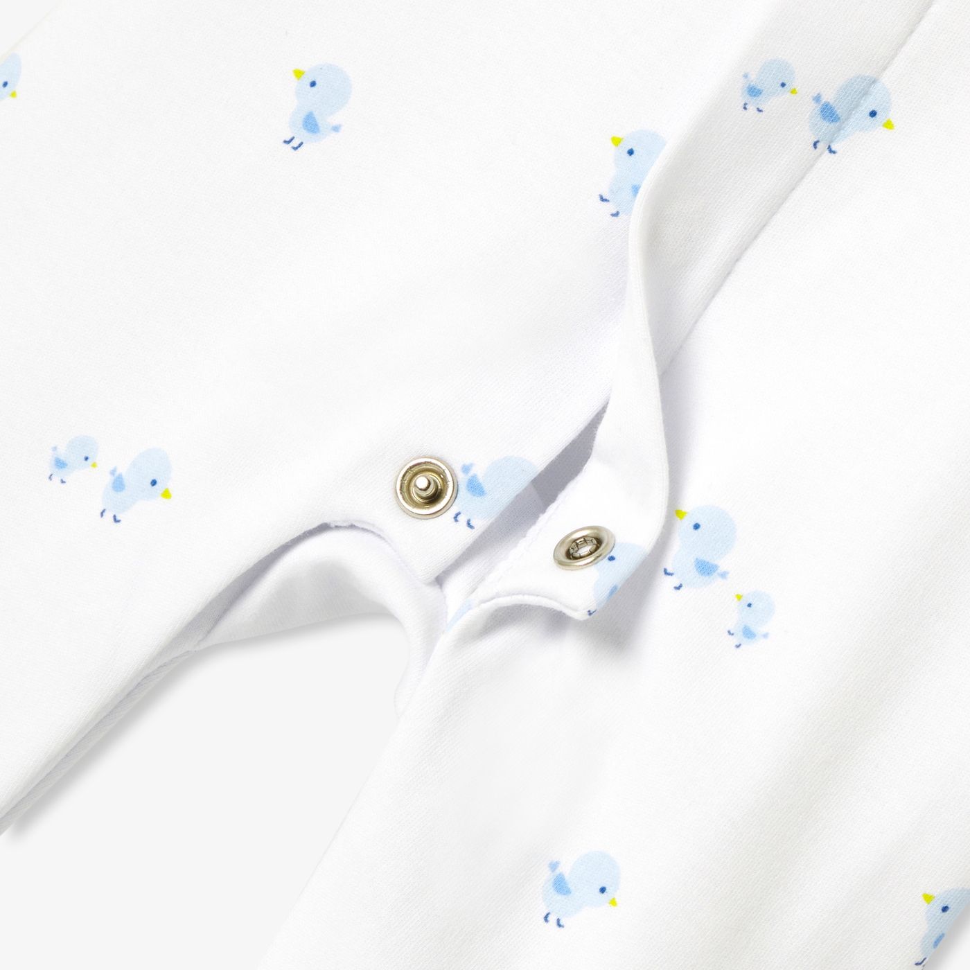 Pyjamas in Cotton Interlock Baby Boy - White/Multicolour