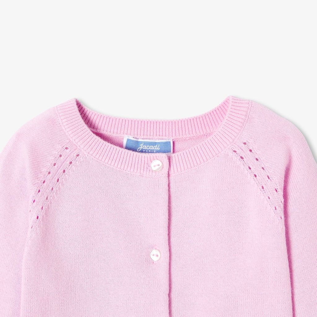 Baby girl cotton cardigan