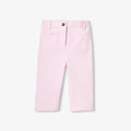 Baby girl cotton twill trousers - Pale Pink Jacadi