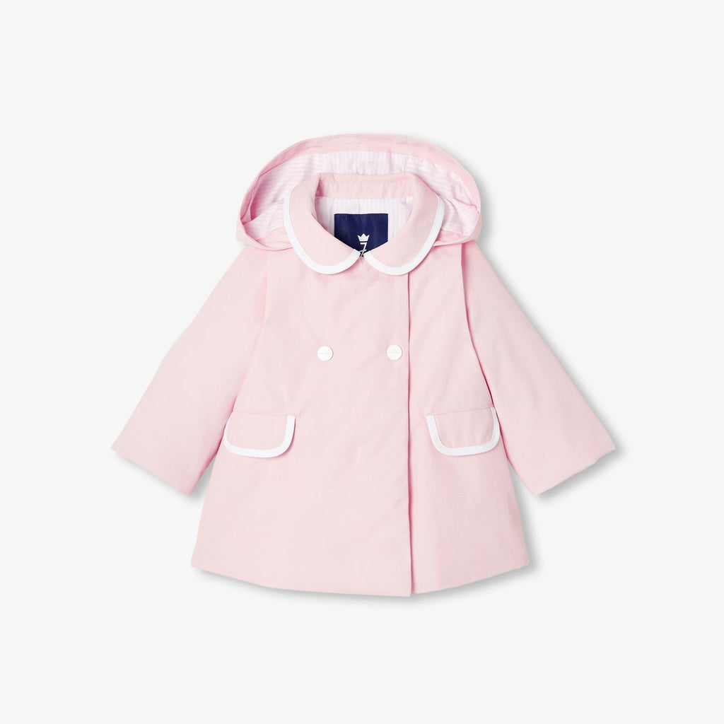 Baby girl mid-season coat - Powder Pink Jacadi