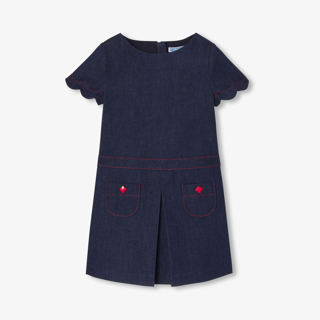 Dress in Raw Denim Girl - Dark Denim