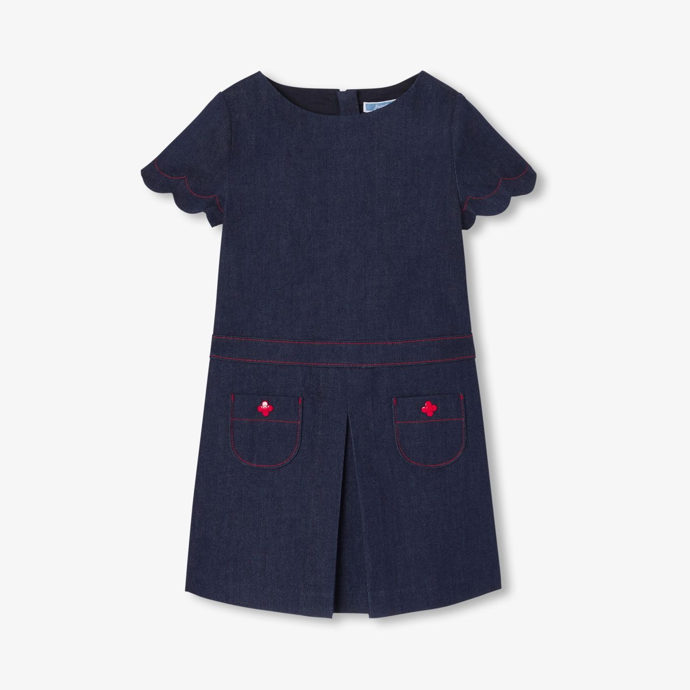 Dress in Raw Denim Girl - Dark Denim