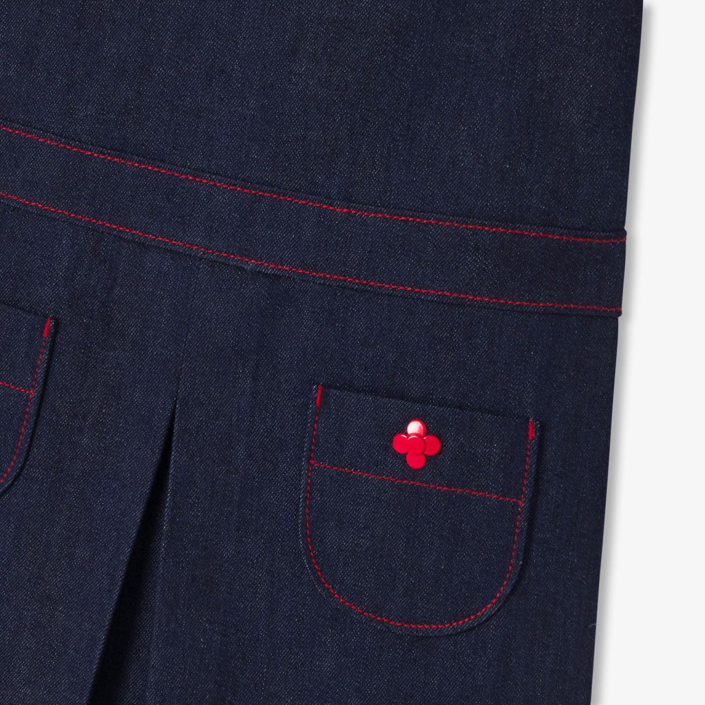 Dress in Raw Denim Girl - Dark Denim