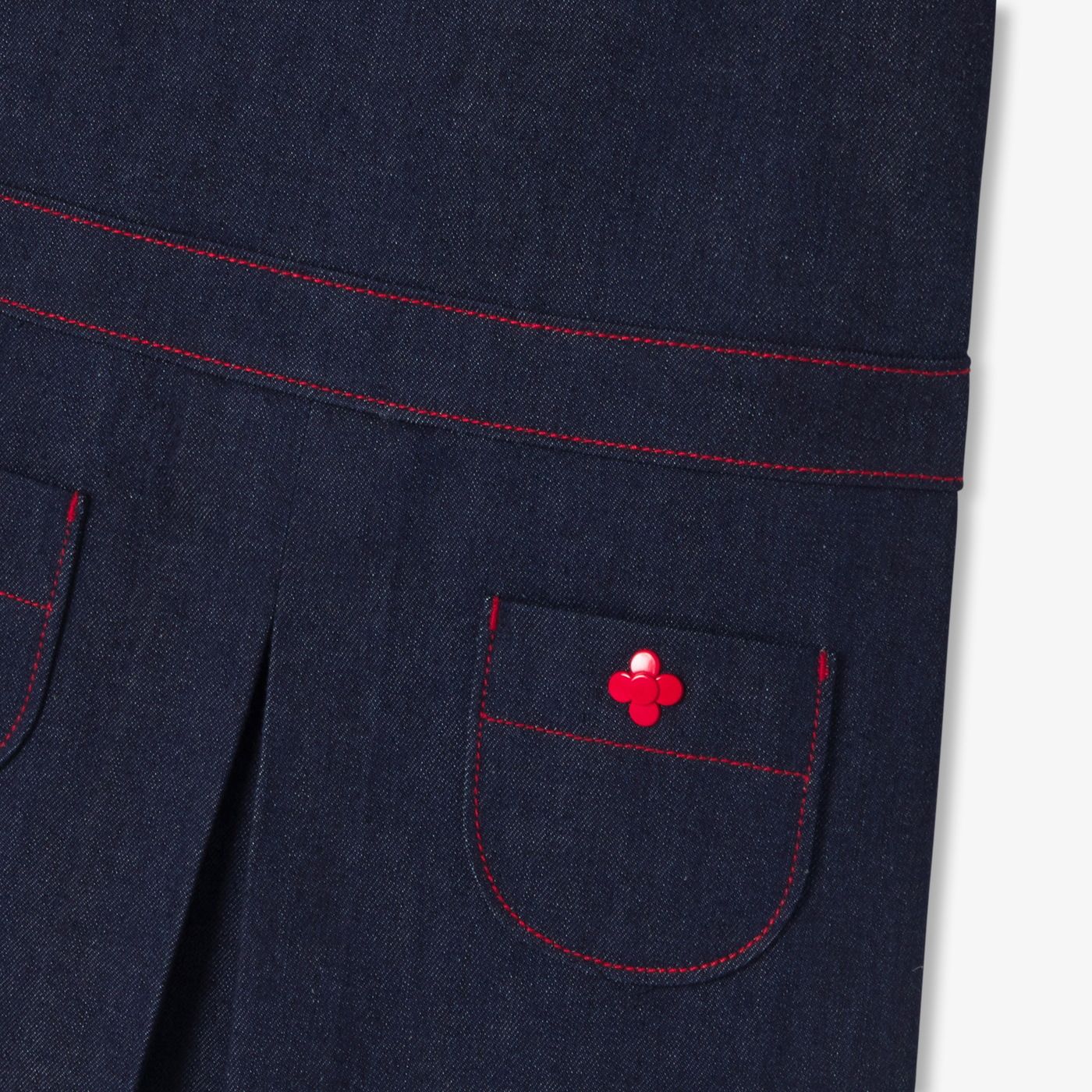 Dress in Raw Denim Girl - Dark Denim