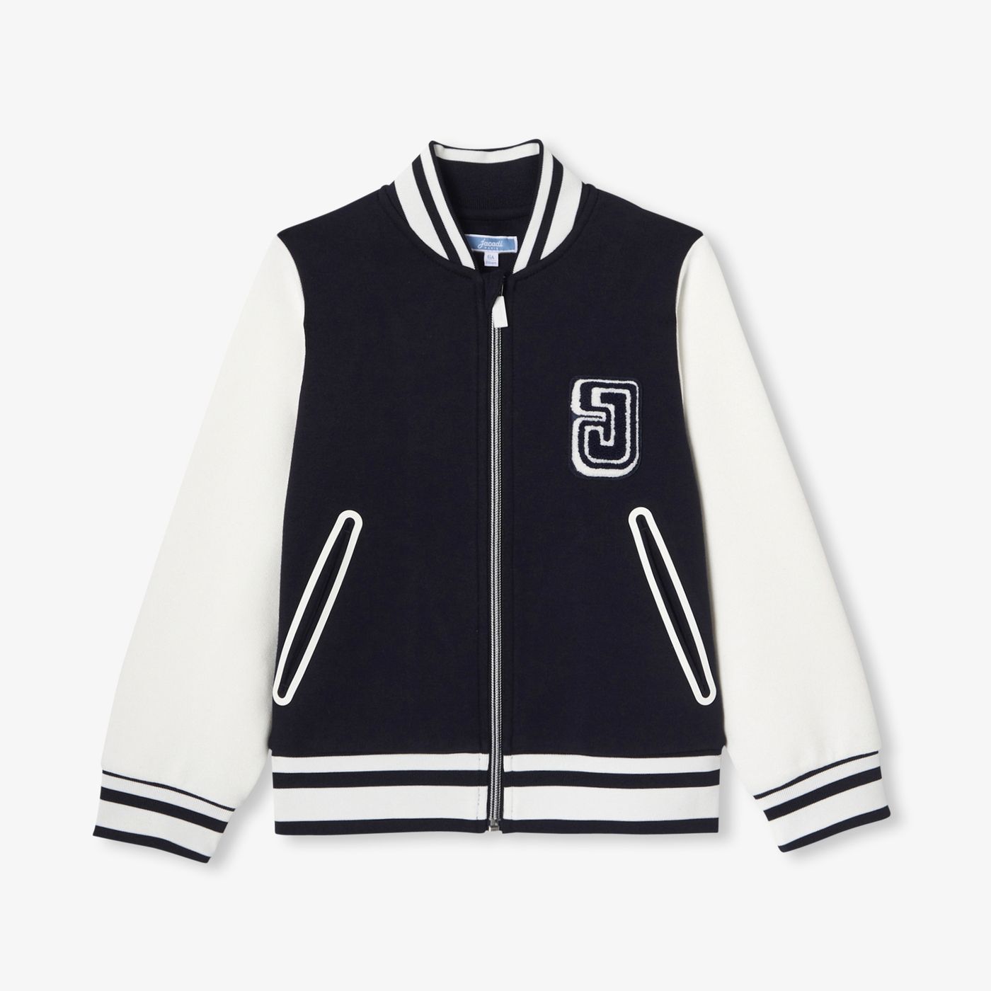 Jacket Teddy Boy - Navy Blue/Ecru