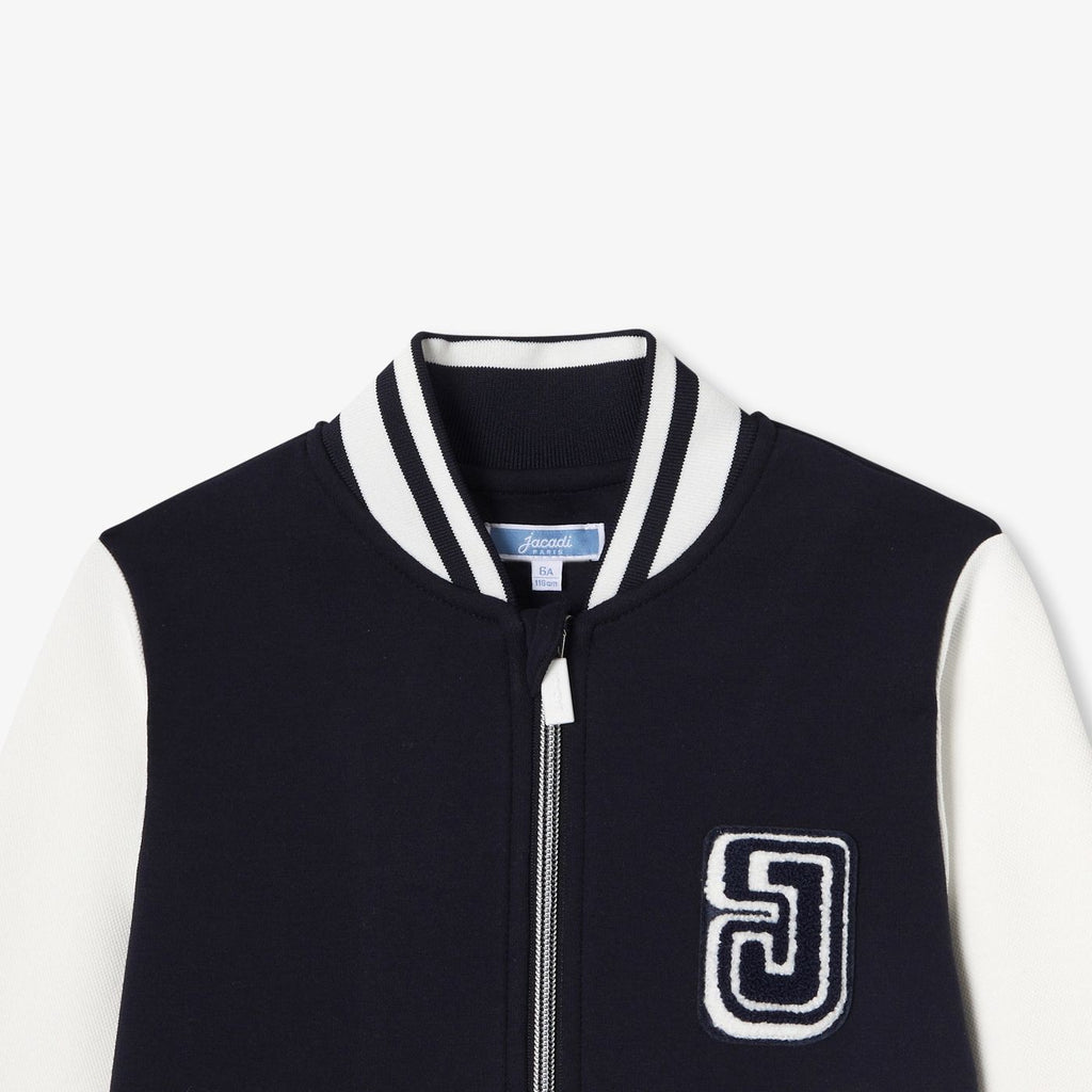 Jacket Teddy Boy - Navy Blue/Ecru